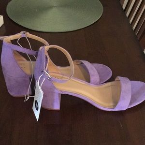 Lilac Mini Block Heel